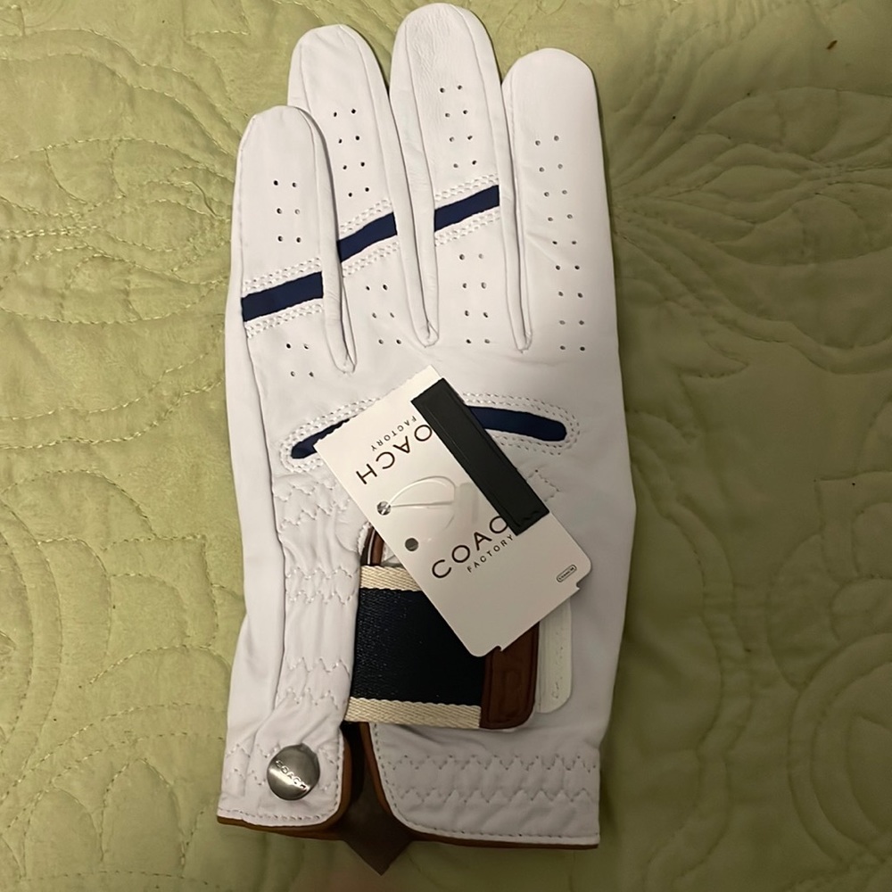 COACH XL women leather golf glove